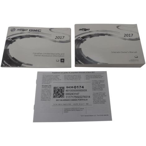 84360174 Information Package/Owner's Manual 2017 Silverado Canada Portfolio