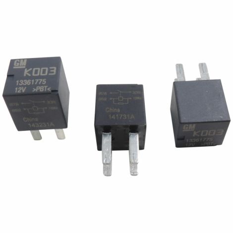 New OEM 13361775 GM Relays 3-Pack Multi-Function 4-Pin Relay 19116962 D1777C