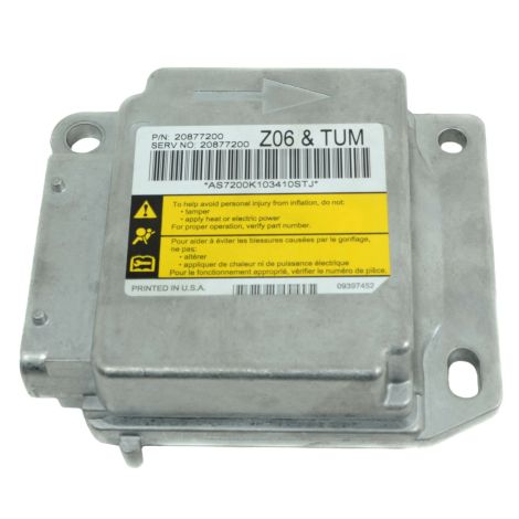 20877200 SDM Inflatable Restraint Module 2009-11 Chevy Corvette