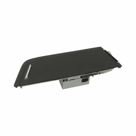 23207551 Console Cupholder Door Sliding Black With Black Stitch 14-19 CTS Sedan