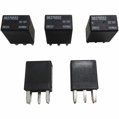 96376552 5 Pin Rear Wiper Motor Relay 5-Pack T300 2013-15 Chevy Sonic Aveo Trax