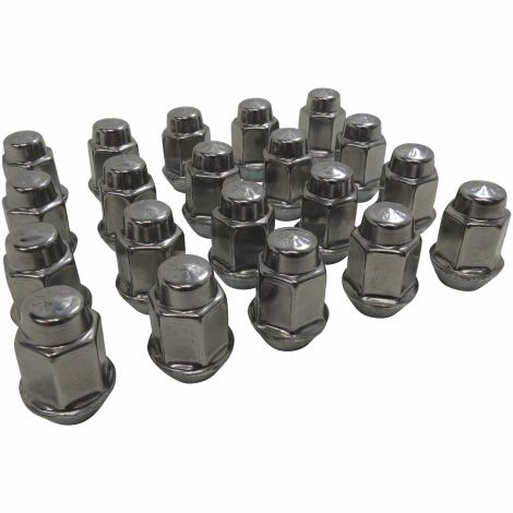 Chrome Lug Nuts 20-Pack Cruze Impala Malibu Sonic Volt G6 New OEM GM 9598708