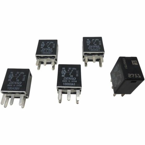 5 Pin Relays 5-Pack 19116058 5-Terminal Main D1780C Denso 13502751 OEM GM