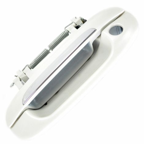 20857765 Door Handle Left Front White Diamond 98U w/Chrome 2008-11 Cadillac DTS