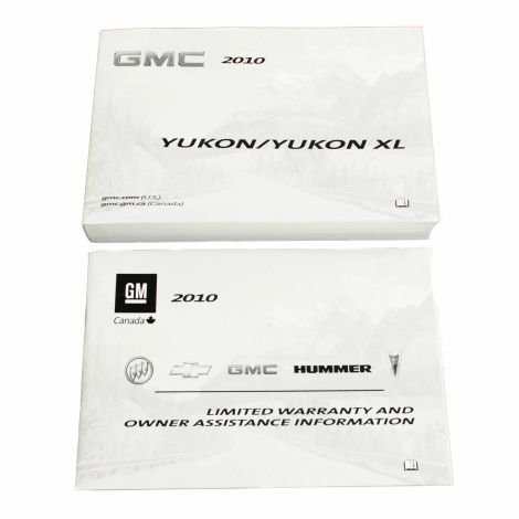 25854732 Canada Owner's Manual 2010 GMC Yukon Yukon XL