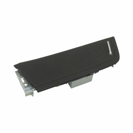 Sliding Console Cupholder Door With Module Black With Brick Stitch 2014-19 CTS