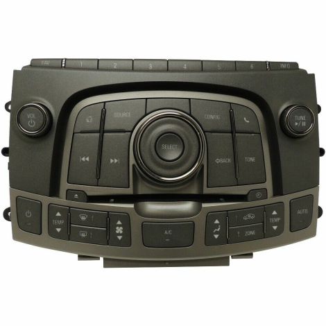 22798934 HVAC & Audio Control Panel Assembly 2013 Buick LaCrosse