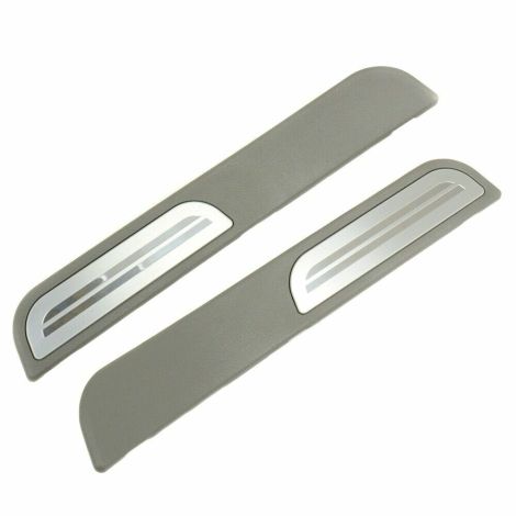 Rear Kickplate Set Gray w/Aluminum Insert 999G6-UW020 fits 2010-12 Nissan Altima