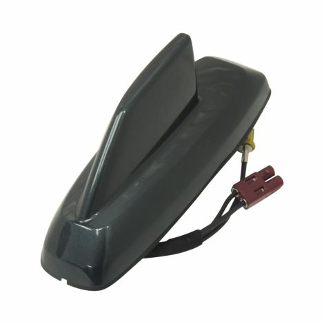 84346813 Shark Fin Antenna Assembly 3 Wire 2 Plug Painted Gasoline Metallic