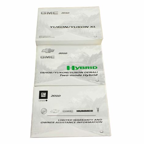 25854734 Canada Owner's Manual 2010 GMC Yukon Yukon XL Hybrid