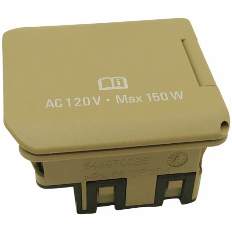 20919909 Center Console 120V Power Receptacle Cashmere 2010-13 Buick LaCrosse