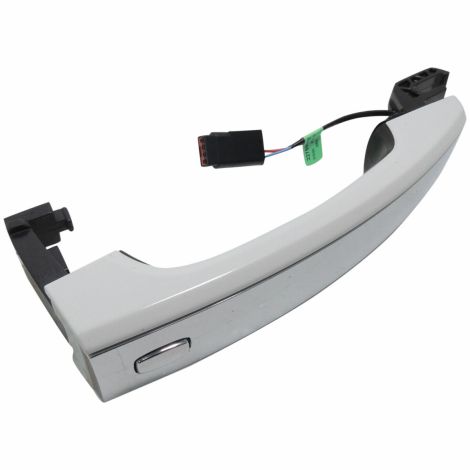 Door Handle Rear LH or RH Painted Summit White GAZ w/Chrome New OEM GM 13577718
