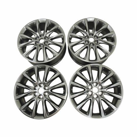 84036539 Set of 4 S2N Wheels Midnight Silver 6 Split Spoke 20x8 2018-23 Enclave