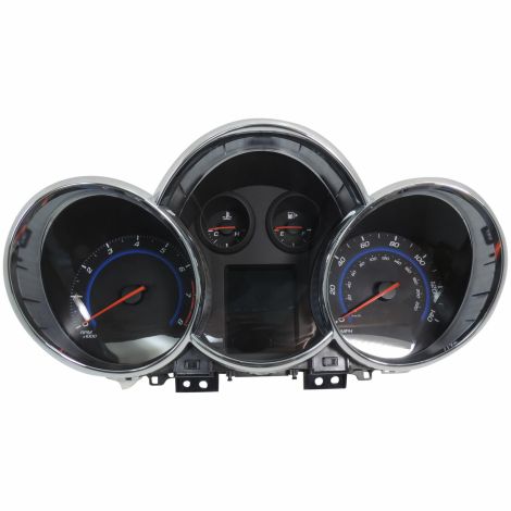 2013-15 Chevy Cruze Speedometer Instrument Cluster Chrome Trim MPH Bias 42362673