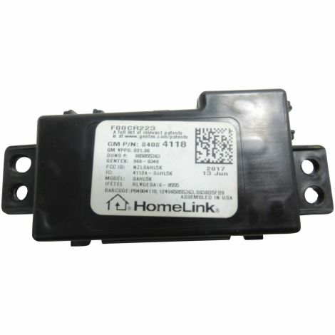 84084118 Homelink Module/Garage Door Opener Transmitter 16-17 Silverado Sierra