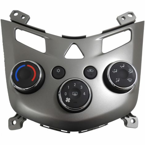 2015-16 Chevy Sonic Heater/AC Controls w/o Heat Seat Graphite Silver 94781800