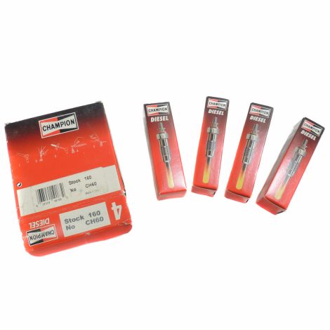 CH60 160 Champion Boxed Diesel Glow Plug 4-Pack 1977-81 VW Rabbit