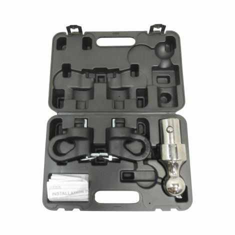 84759852 Gooseneck Trailer Hitch Kit 30K 2-5/16 Ball Safety Chain Anchors Pins