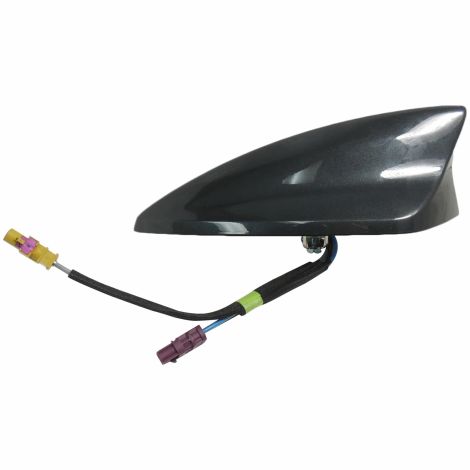 22974045 Sharkfin Antenna Base Gray Metallic 3-Wire/2-Plug 2015-17 ATS Verano