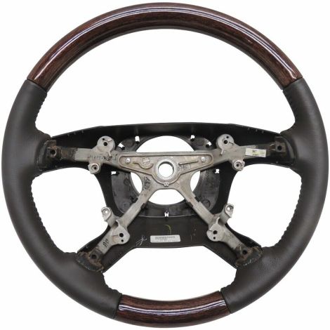 2013-14 Buick Enclave Cocoa Leather Steering Wheel Base w/Wood 22833222