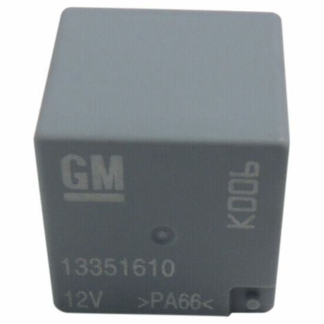 13351610 Relay Main Universal 12V 4-Terminal New OEM GM