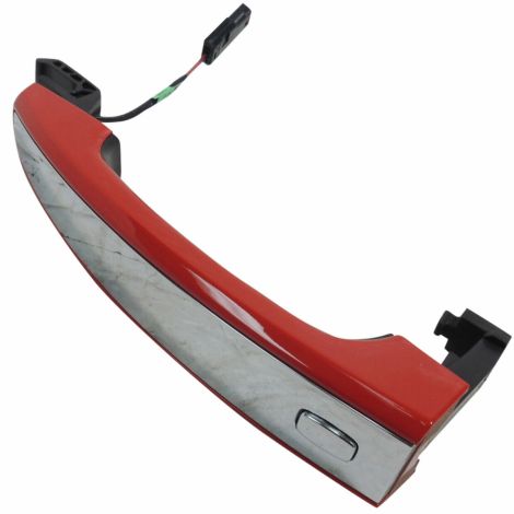 Door Handle Rear LH or RH Painted Red Hot GHY w/Chrome New OEM GM 13577718