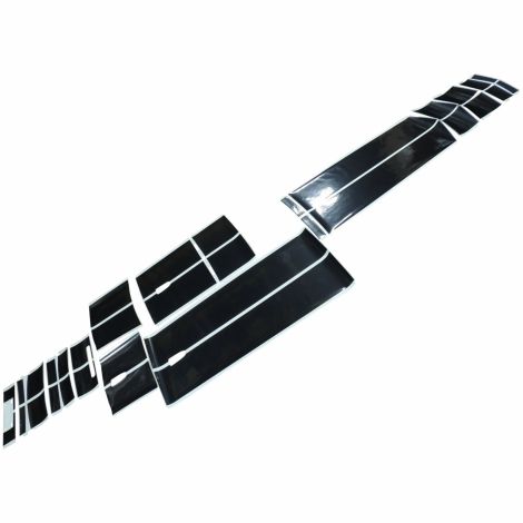 Indy Decal Stripe Kit Black 2010-15 Camaro V6 Coupe and Convertible New OEM GM