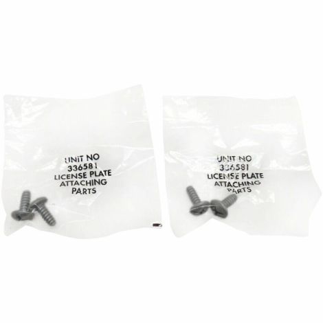 2 Packs of 2 License Plate Attaching Bolts/Screws-4 Piece Pack 336581