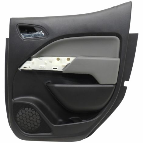 23347071 Interior Door Trim Panel Rear Right Black w/Gray 2015-18 Chevy Colorado