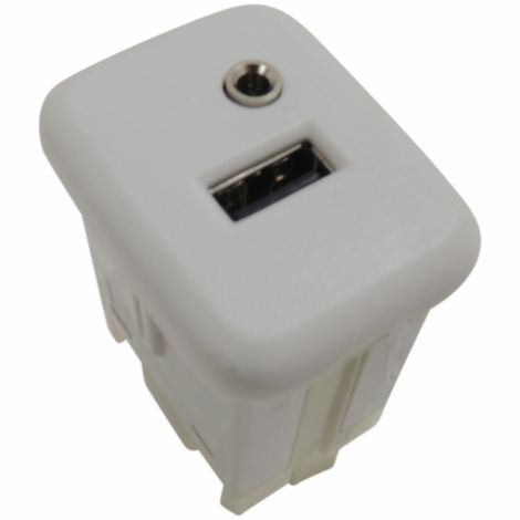 13596808 Aux/USB Jack/Recepticle - White 2016-17 Chevy Impala 2017 Cadillac XT5