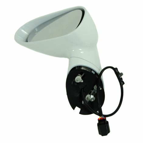 25882104 25882116 LH Left Power Side View Mirror White 2007-09 Saturn Sky
