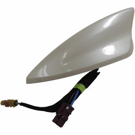 15-16 Verano Shark Fin Style Antenna Assembly w/Satellite White Diamond 23346646