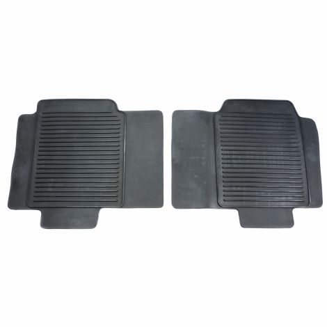 Two Piece Black Rubber 2nd Row Floor Mats 999E1-NT000 fits 06-08 Nissan Quest