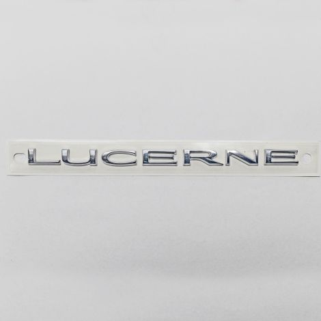 25759432 Front Side Door Lucerne Name Plate w/Adhesive Back 2006-11 Buick