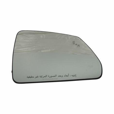 22814958 Outside Rearview Mirror Glass Arabic Text RH 2012-14 Cadillac CTS Coupe