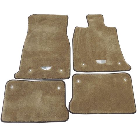 Carpet 4 Piece Floormat Set Sugar Maple Brown 2016-18 Cadillac CT6 84027307