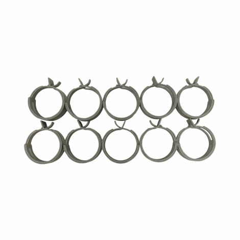 909170063 Constant Tension Hose Clamp 10 Pack 25.5mm Open 20.5 Closed 12 Wide