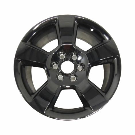 23431106 Black 5 Spoke NZQ Wheel 20x9 6 Lug 2015-19 Silverado Sierra 15-20 Yukon