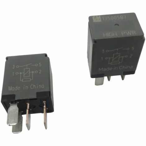 OEM GM 4-Pin Relays 2-Pack 13500587 High Power 4-Terminal Multi-Use Relays