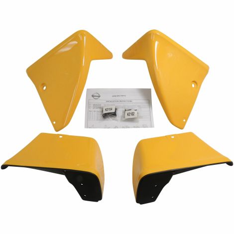 Chicane Yellow Front & Rear Splash Guards 999J2ZVEAC04 ZVEAC03 09-13 Nissan 370Z