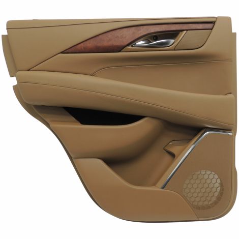 23116688 LH Rear Choccachino Interior Door Trim Panel 2015 Cadillac Escalade