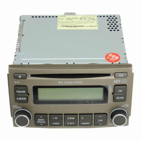 AM/FM Radio CD MP3 Player Beige 96170-3L100A9 fits 2006 Hyundai Azera