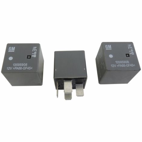 13595908 Automotive Electrical Relay 3-Pack 12V 4-Pin OEM GM